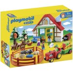 5058 - 1. 2. 3. playmobil - coffret maison forestire avec animaux