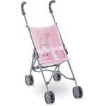 Mes accessoires poupons corolle bb36 / 42 / 52 poussette canne rose