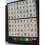 Ancien jeu de mah - jong avec coffret 26 par 36