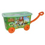 Androni unico plus 8927 maximilian families ? chariot avec blocs de construction (98 pièces) Androni unico plus 8927 maximilian families ? chariot avec blocs de construction (98 pièces)