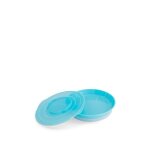 Assiette b�b� + 6 mois pastel bleu