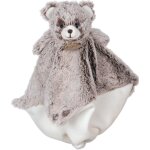 Babynat - doudou les flocons ours plat marron bn051