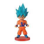 Banpresto dragon ball z 2. 8 - inch super saiyan god super saiyan goku world collectable figure, z warriors ...