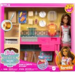 Barbie family pop teresa recept voor vriendschap en keukenspeelset