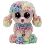 Beanie boo's beanie boo's - peluche rainbow le caniche 15 cm