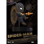 Beast kingdom - spider - man no way home ea - 041 spider - man blk & gold suit action figure [collectables] ...