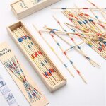 Bb educatif en bois traditionnel mikado spiel ramasser des btons avec jeu de bote