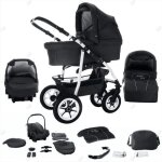 Bebebi modle bellami 3 in 1 poussette canne poussette combine roues moussant bellanero