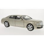Bentley mulsanne, metallic - beige, voiture miniature, miniature dj monte, rastar 1:18 - rastar