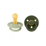 Bibs sucette 6 - 18 mois sage / hunter green - 2 pièces Bibs sucette 6 - 18 mois sage / hunter green - 2 pièces