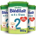 Blédina blédilait 2ème age - lait de suite en poudre, dès les 6 mois et jusqu'aux 12 mois de bébé - pack ... Blédina blédilait 2ème age - lait de suite en poudre, dès les 6 mois et jusqu'aux 12 mois de bébé - pack ...