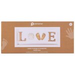 Cadre love + moulage et empreinte cadre - blanc