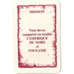 Carte vous devez conquérir en totalité l'amérique du nord et l'océanie pour completer votre jeu risk ... Carte vous devez conquérir en totalité l'amérique du nord et l'océanie pour completer votre jeu risk ...