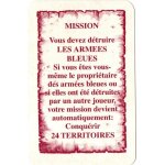 Carte vous devez dtruire les bleues rouges pour completer votre jeu risk la conqute du monde.