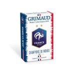 Cartes a jouer fff 2018 - 54c champion du monde - blister