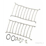 Chaînes pour 4 pneus scx10 d90 d110 104 crawler Chaînes pour 4 pneus scx10 d90 d110 104 crawler
