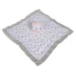 Chat marie : grand doudou plat lange blanc et gris 39 x 39 cm - les aristochats - peluche disney pour ...