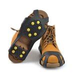 Chaussures de neige transparentes universelles a 10 goujons, crampons a poignes pointues, couvre - chaussures ...
