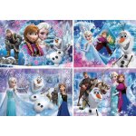 Clementoni la reine des neiges - puzzles 20 + 60 + 100 + 180 pices
