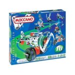 Coffret meccano 10 modles : vehicules moto avion - jeu de construction 5510