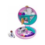 Coffret polly pocket soiree pyjama avec donuts 2 figurines et un scooter - jouet fille