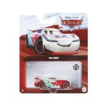 Coffret voiture cars disney : paul conrev - set vhicule miniature blanche et rouge et 1 carte offerte ...