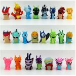 Coolww anime de bande dessine chiffres slugterra mini pvc figurines jouets 24 modles