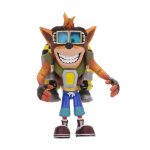 Crash bandicoot figurine deluxe crash with jetpack 14 cm