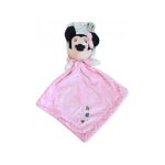Disney doudou plat rose minnie - peluche enfant