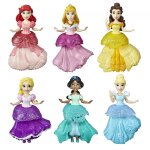 Disney princesses disney princesses pack de 6 mini - poupees princesses disney royal clips - 8 cm Disney princesses disney princesses pack de 6 mini - poupees princesses disney royal clips - 8 cm