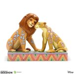 Disney statuette simba and nala snuggling by jim shore (le roi lion) 13 cm Disney statuette simba and nala snuggling by jim shore (le roi lion) 13 cm