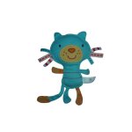 Doudou lot de 2 chat ou ours plat bon etat oxybul Doudou lot de 2 chat ou ours plat bon etat oxybul