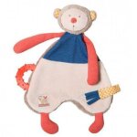 Doudou attache t�tine singe les papoum - moulin roty