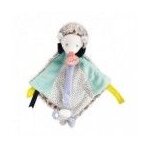 Doudou babynat herisson vert attache tétine - les super doudous Doudou babynat herisson vert attache tétine - les super doudous