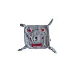 Doudou carr plat ours comme neuf pommette