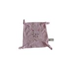 Doudou carr plat ours rose comme neuf absorba
