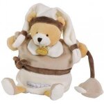 Doudou et cie - doudou ours graine de marionnette mario hochet dc2193