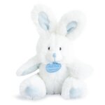 Doudou et compagnie assortiment lapin avec hochet (rose, bleu, taupe)
