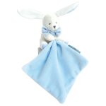 Doudou et compagnie lapin boite fleur - ciel