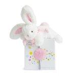 Doudou doudou et compagnie lapin coucou doudou rose sorbet dc2820