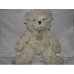 Doudou histoire d'ours ours blanc 30cms