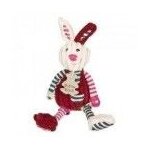 Doudou histoire d'ours lapin rouge 20cms ho2158 les coteles pantin
