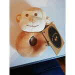 Doudou hochet singe beige my natural
