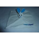 Doudou lapin plat comme neuf waterwipes