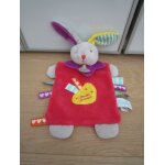 Doudou lapin rose dodo d'amour etiquettes baby nat babynat zétik't Doudou lapin rose dodo d'amour etiquettes baby nat babynat zétik't