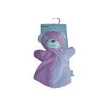 Doudou marionnette lapin bleu neuf mes petits cailloux