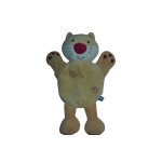 Doudou marionnette ours sucre d'orge