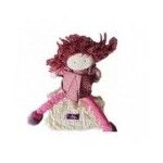 Doudou moulin roty poup�e rose les coquettes avec son sac pantin - fanette