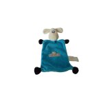 Doudou mouton brioche plat turquoise beryl Doudou mouton brioche plat turquoise beryl
