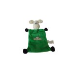 Doudou mouton brioche plat vert comme neuf beryl